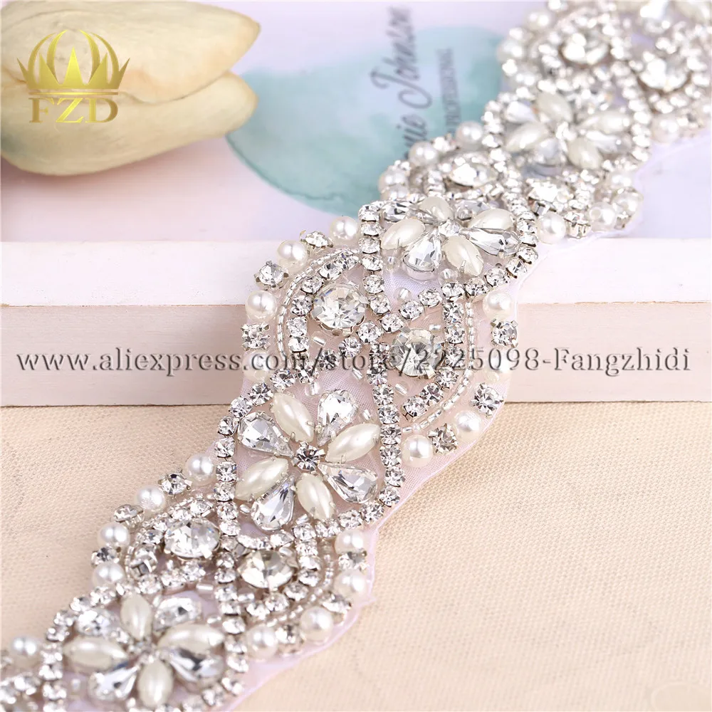 (10 ярдов) оптовая продажа 1 ярд хрустальные свадебные Серебристые стразы