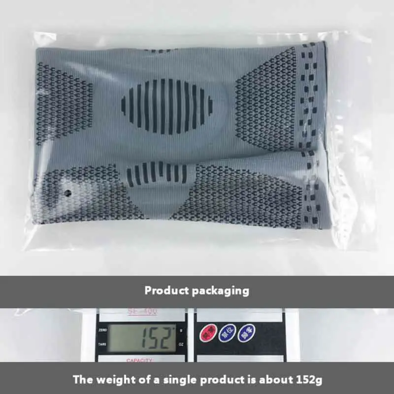 Спортивный наколенник с силиконовой подкладкой компрессионный фиксатор колена