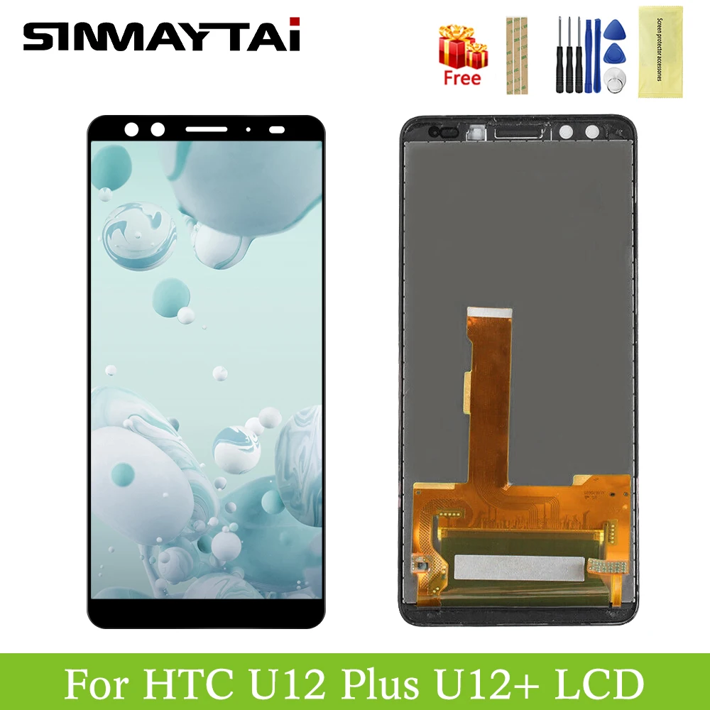 Оригинальный Sinmaytai Super LCD6 дисплей для 6 0 &quotHTC U12 + / Plus ЖК экран сенсорная панель