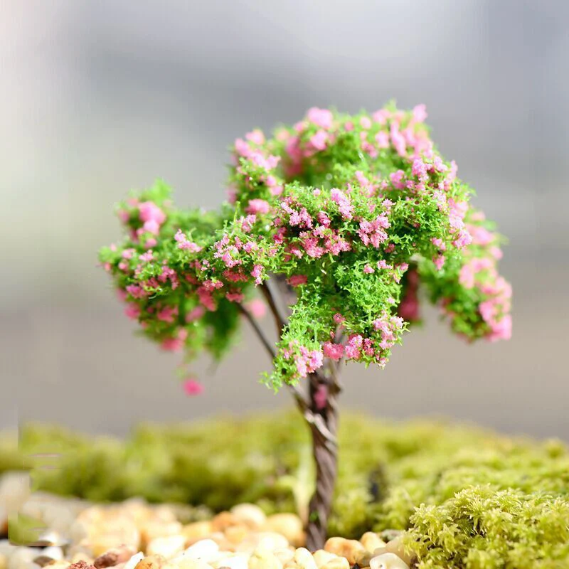 1 шт. миниатюрные деревья сказочные садовые аксессуары декоративное украшение