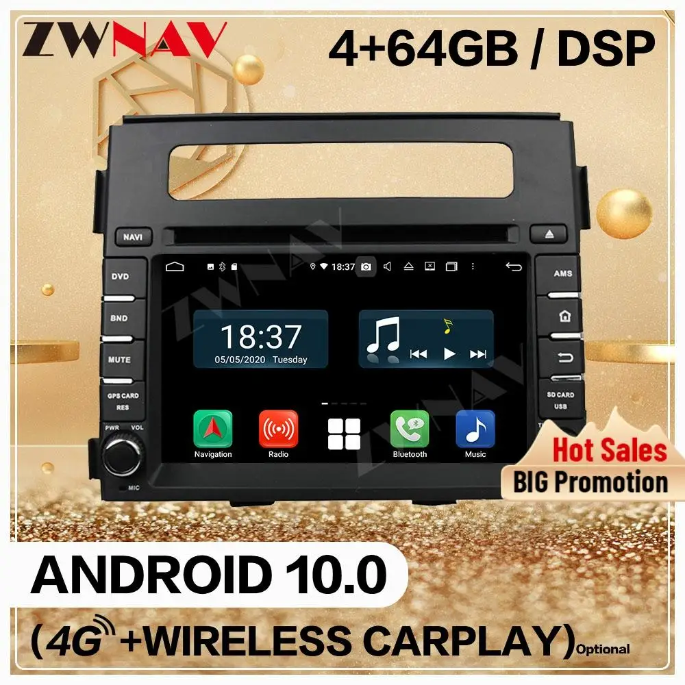 128 ГБ Carplay 2 Din для KIA Soul 2012 2013 Android 10 экран мультимедийный плеер Автомагнитола GPS Navi BT