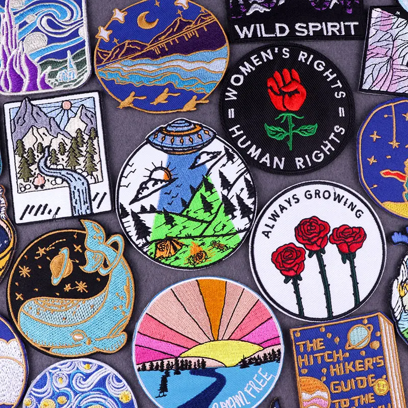 Патчи с вышивкой Приключения на открытом воздухе | Дом и сад