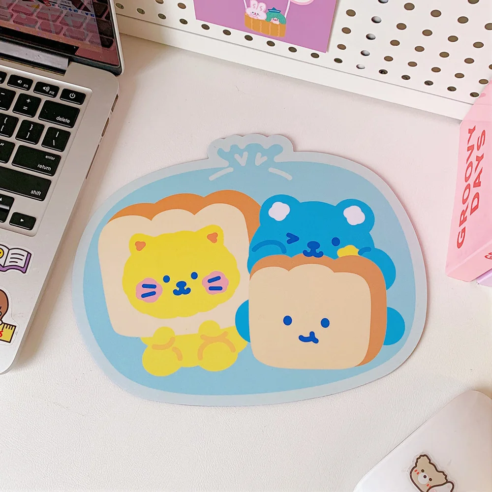 

Korean Ins Cartoon Mouse Pad Small Cute Computer Student Office Non-slip Student Creative Kawaii Table Mat