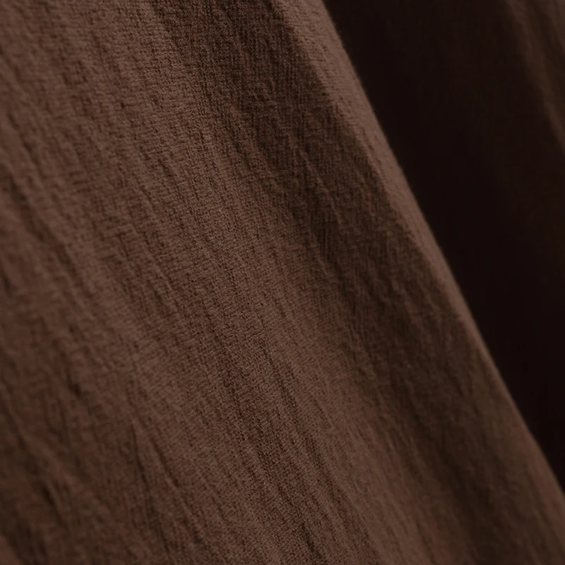 INCERUN Мужская рубашка Топы косплей хлопок короткий рукав ретро рубашки сплошной цвет Топы для мужчин