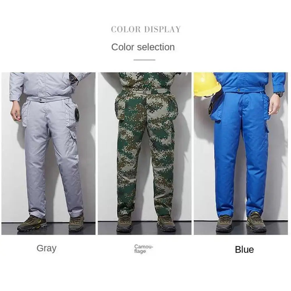 

Summer Hiking Pants Air-conditioning Cooling With Fan Heatstroke Pants Trousers Clothes USB Sport Work Charging Prevention X2I6