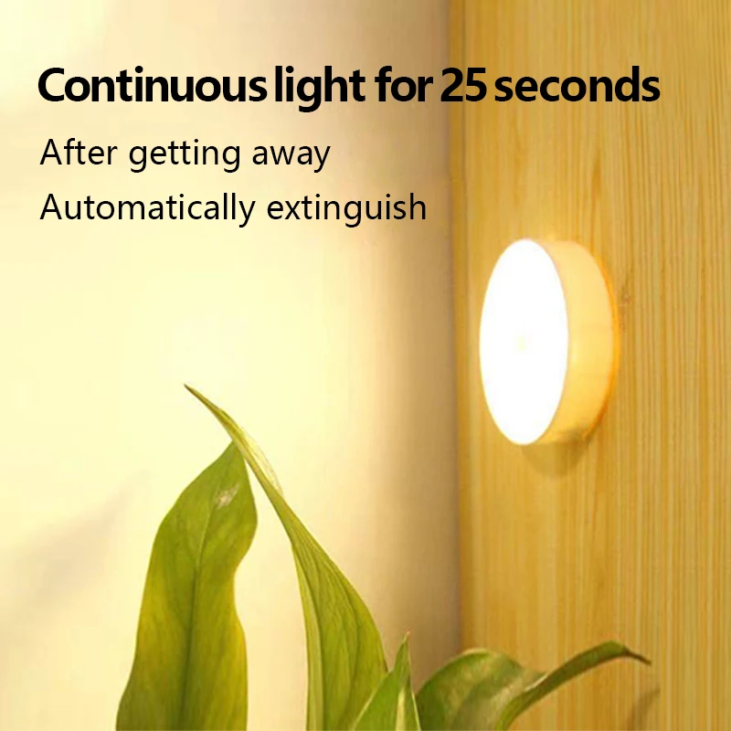 

Sensor Night Light Led With Usb Charging Lamp For Bedroom Kitchen Bathroom Cupboard Night Lamp With Body Induction Smart Light