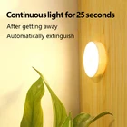 Светодиодный ночник с датчиком и Usb-зарядкой, лампа для спальни, кухни, ванной, буфета, ночник с корпусом, индукционный умный светильник