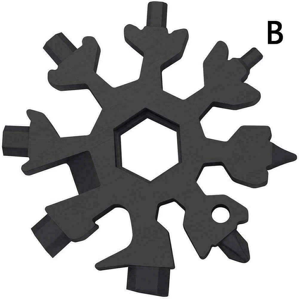 

18-in-1 Snowflake Tool Screwdriver Stainless Steel Snowflake Multi-Tool Snowflake Tool Robot Vacuum Cleaner