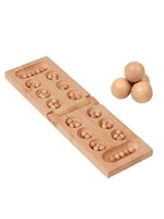 educational toys board games folding wooden mancala strategy games for adult children portable travel board game set for kid