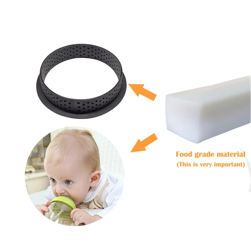 Набор колец для выпечки кольцо торта ПЕРФОРИРОВАННОЕ мини кольца из