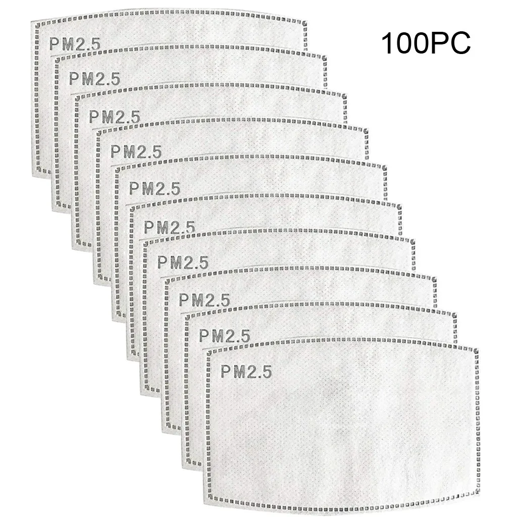 1-100 шт. 5-слойная маска с фильтром прокладка для детских масок дышащие защитные