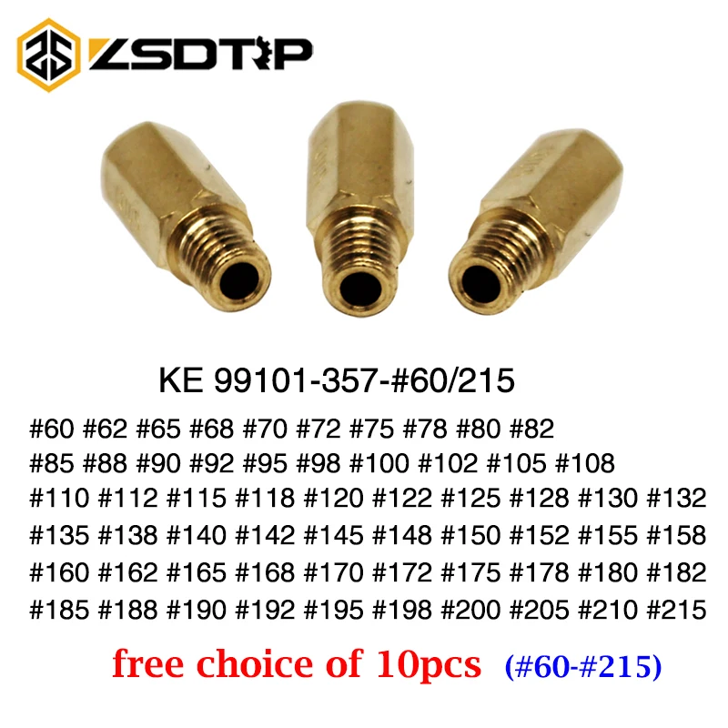 Карбюратор ZSDTRP M5 основная струйная Замена для BD CRS FCR MAX PD PE PJ PWK PWM мотоциклетный