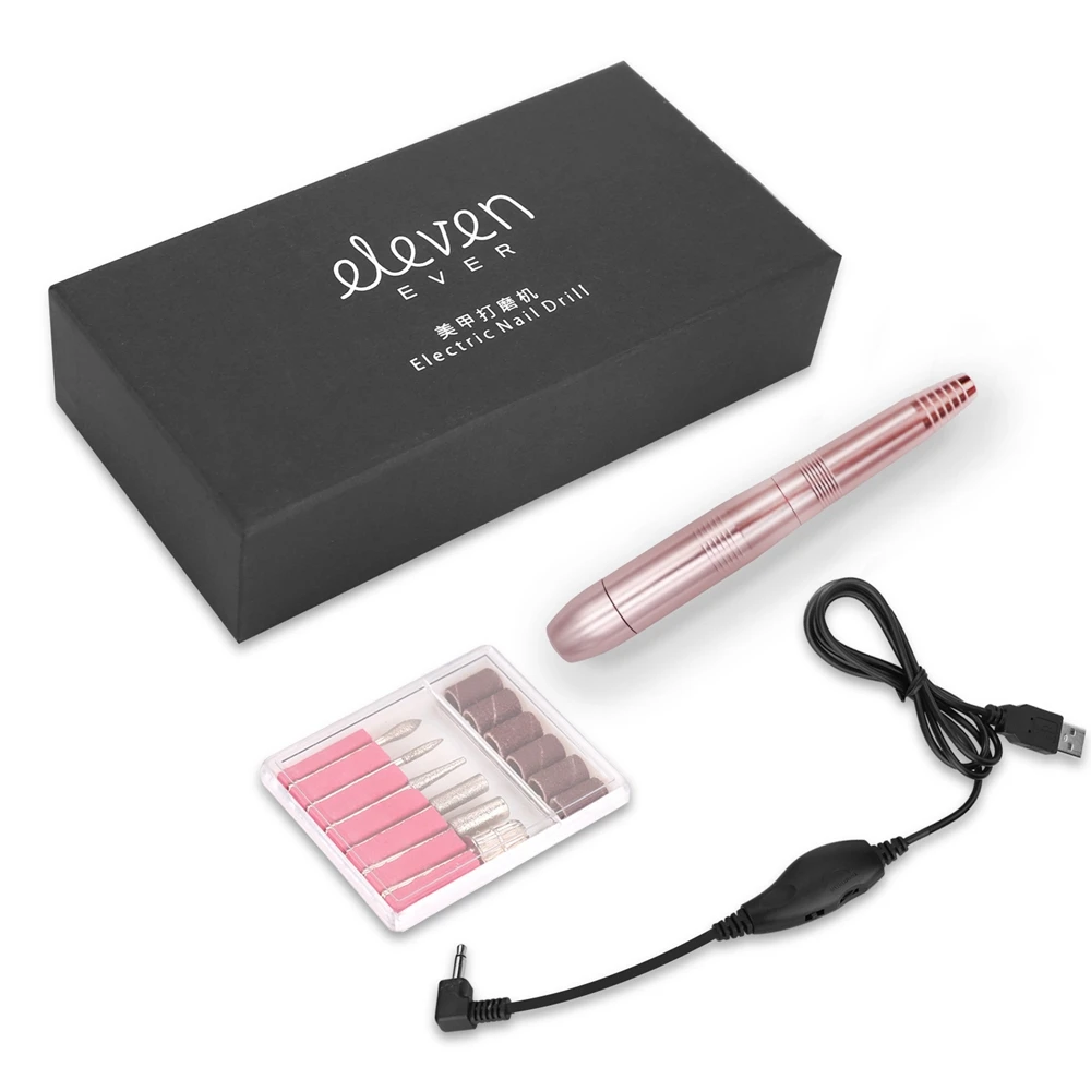 Машинка электрическая с 6 насадками для маникюра и педикюра портативный аппарат