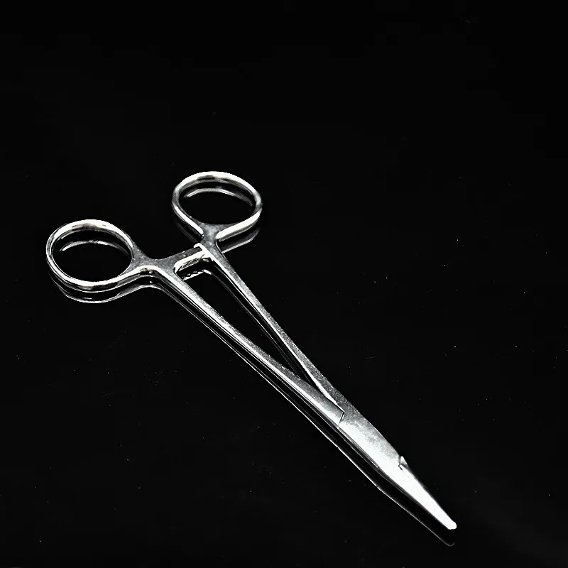 Thick Needle Clamp Stainless Steel Medical Stitching Forceps Surgical Pliers For Holding Suture With Groove 140mm 1 / PK | Канцтовары