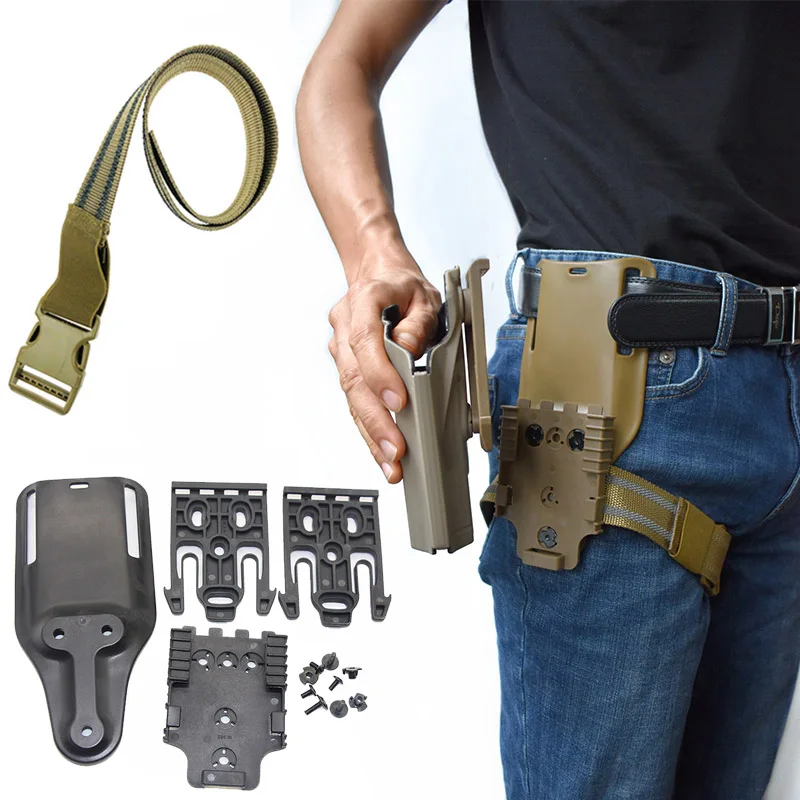 

Тактическая Система быстрой фиксации QLS 19 22 для Safa Glock 17 Beretta M9, адаптер, универсальные аксессуары для оружия