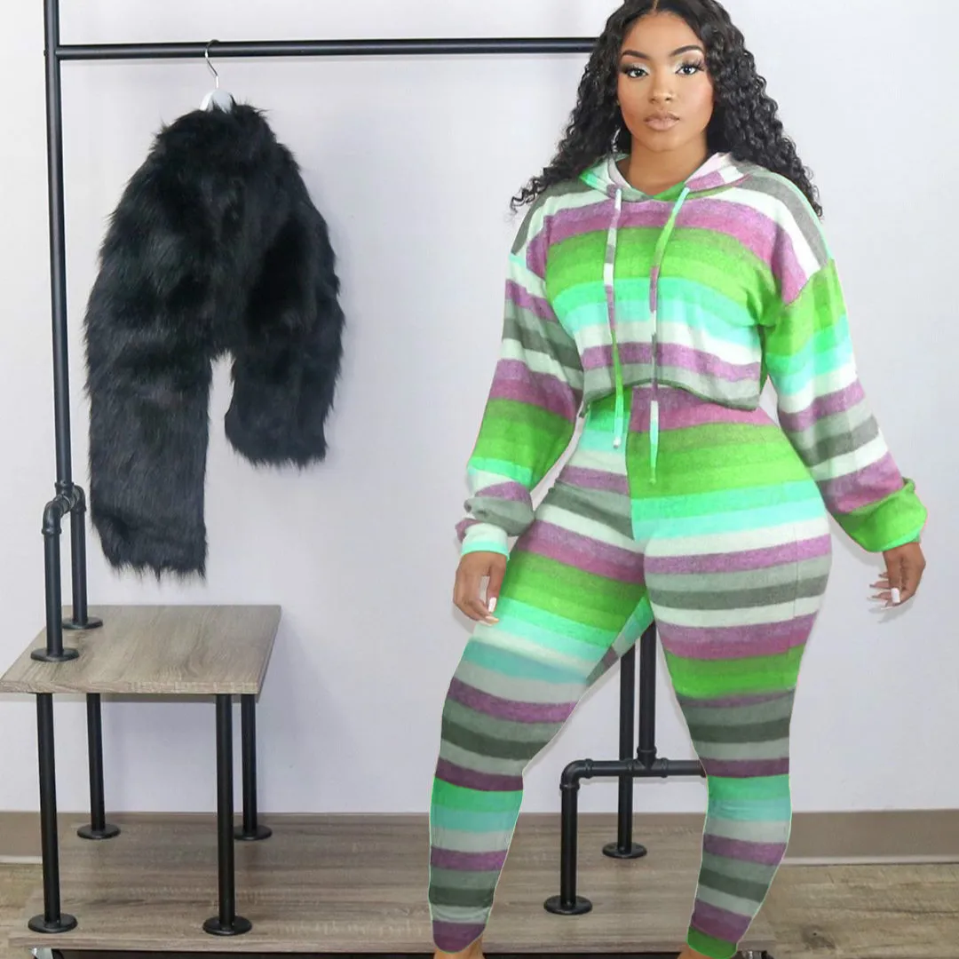 

European and American New Women's Fashion Casual Sports Two-Piece Suit