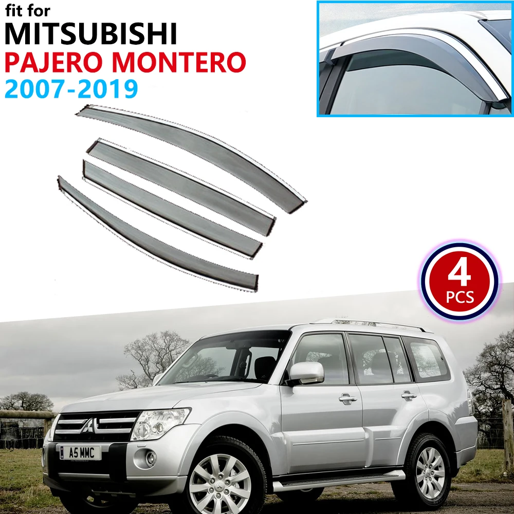 Для Mitsubishi Pajero Shogun Montero V80 V87 V93 V97 2007 ~ 2019 оконный козырек вентиляционные навесы
