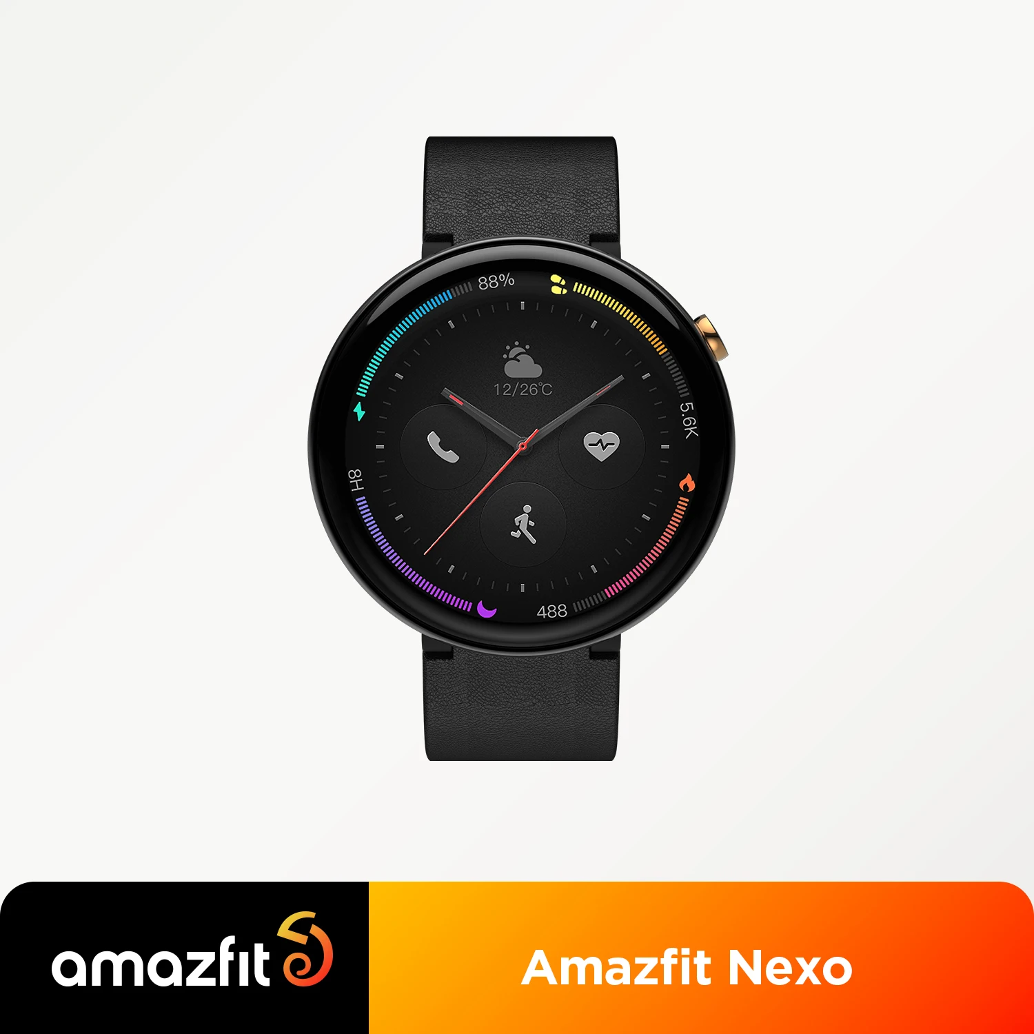 

Смарт-часы Amazfit Nexo глобальная версия, 10 спортивных режимов, GPS, Glonass, AMOLED дисплей 1,39 дюйма, экран 2,5 D для телефонов Android