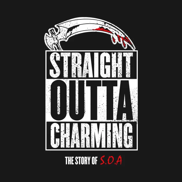 

Straight Outta Charming The Story of SOA Men's T Shirt