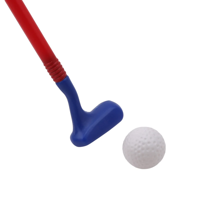 Children Kids Golf Club Toys 3 Golf Clubs Ball Toy Mini Golf Game Sports For Baby Grasping Ability Developing