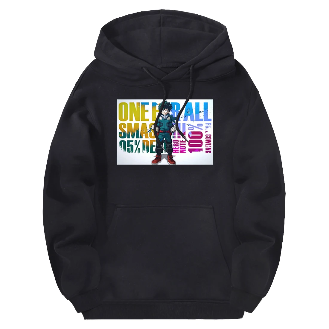 

Hipster My Hero Academy Man's Sweatshirts Hooded Brand Fleece Tracksuits Punk Clothing Male Warm Hoodies White Moletom Homme