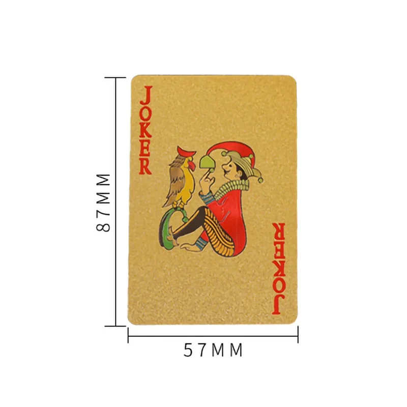 

Durable Water Resistant Playing Cards Euro Dollar Design Poler Cards Outdoor Party Entertainment Toy