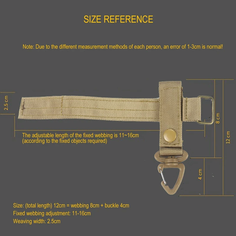 

Outdoor Tactical Multi-purpose Nylon Gloves Hook Work Gloves Safety Clip Gloves Climbing Rope Anti-lost Camping Hanging Buck