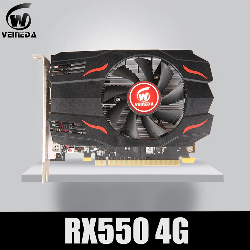 Видеокарта VEINEDA RX 550 4 Гб GDDR5 128 бит | Компьютеры и офис