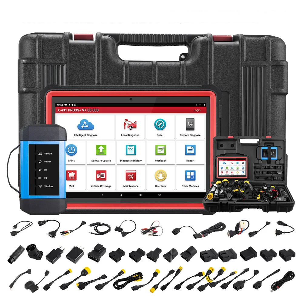 

LAUNCH X431 V+ PRO3S HDIII 12V/24V Car Truck commercial vehicle Diagnostic HD III module /Bus/ Construction machinery diagnostic