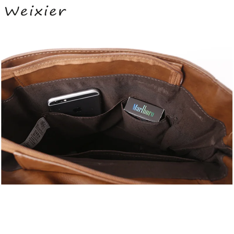 Новинка 2019 мужские рюкзаки WEIXIER однотонные повседневные школьные портфели для