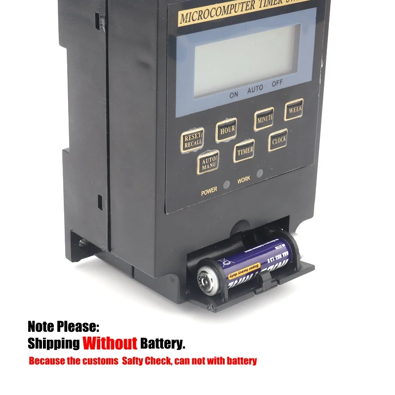 

12V 110V 220V Microcomputer Control Timer Switch LCD Display Electronic Programmable Greenhouse Irrigation Pump Time Controller