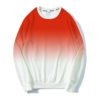 fashion gradient 2020 autumn winter warm fleece sweatshirt high quality men tops male brand hip hop loose large sweater ss 20