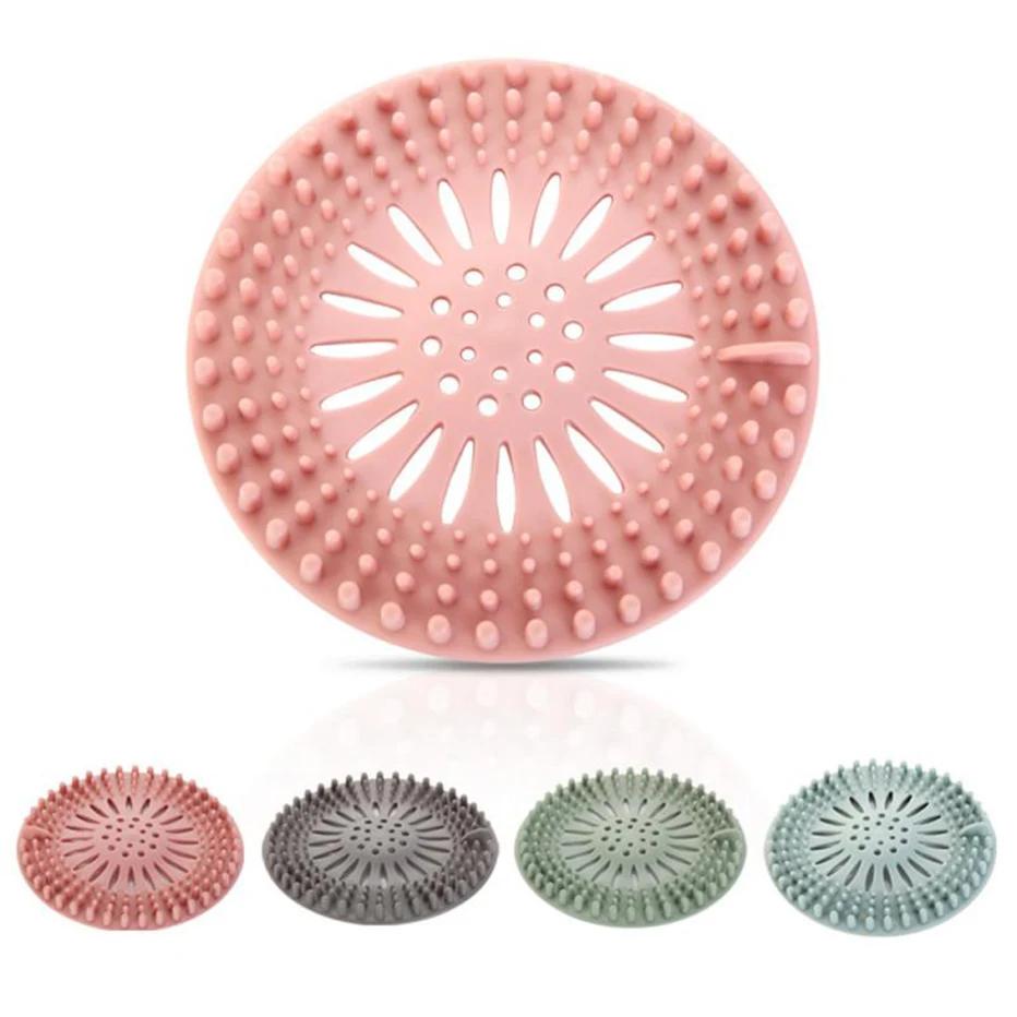 Sink Sewer Filter Shower Drain Strainers Bathtub Stopper Silicone Plug Cover Hair Catchers Bathroom Universal | Дом и сад