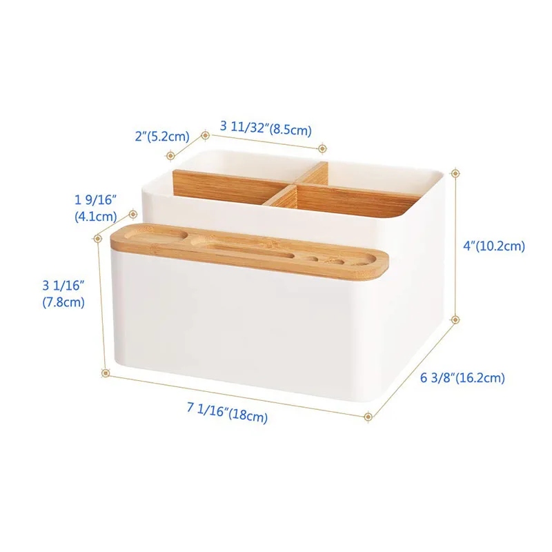

Creativity Detachable Storage Box Organizer For Cosmetics Pencil Cases Bathroom Storage Organizer Desktop Multi-Purpose