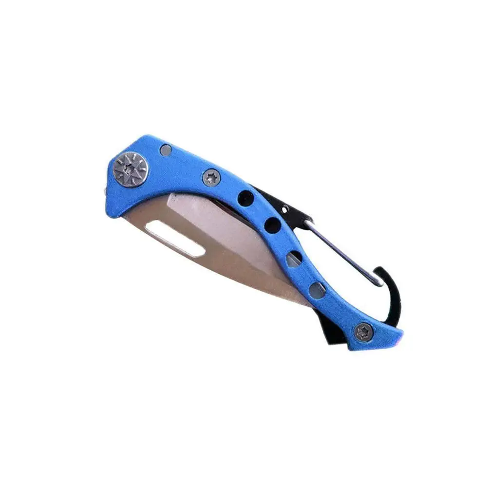 

Folding Knife Tactical Survival Knives Pocket Carabiner Portable Keychain Outdoor Camping Self Care Survive Tool Folding Knife