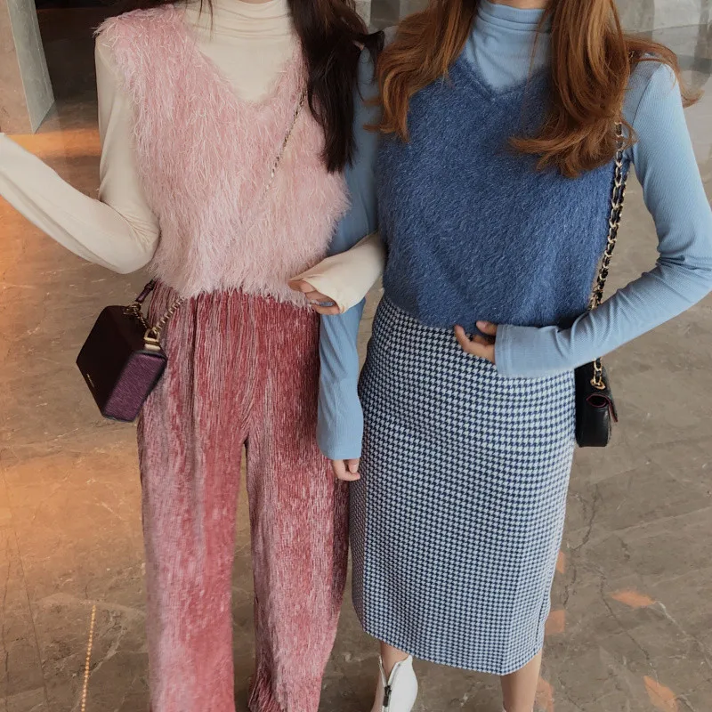 Новые модные женские комплекты с юбкой спортивные костюмы осенние длинным