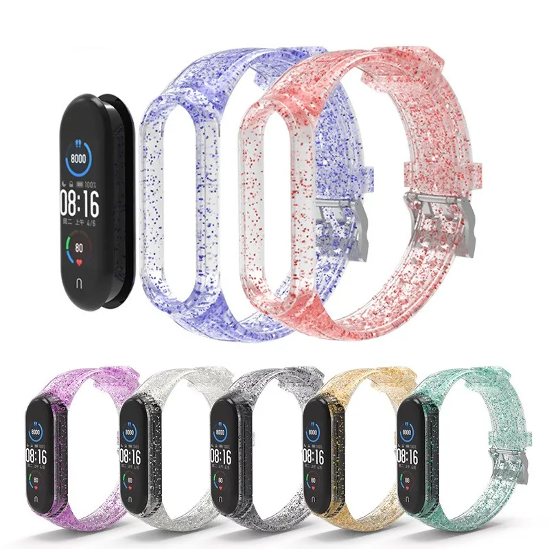 Подходит для силиконовых кейсов Mi Band 5 6 ремень Band4 / 3 Смарт браслета из