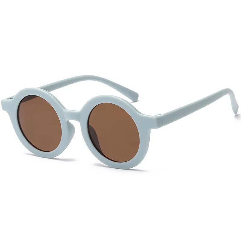 Gafas de sol Retro para ni&ntilde;os, lentes de sol redondas con bonito oso para beb&eacute;s y ni&ntilde;as, lentes de sol para exteriores, accesorios de moda para ni&ntilde;os-2