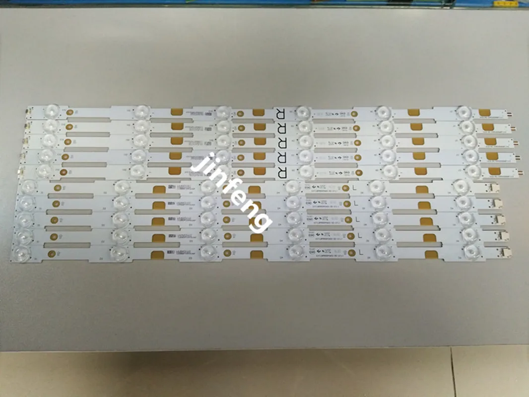Партиями по 5 комплектов = 70 шт. Тира retroiluminação светодиодный para P HILIPS 55PUT6400 55PUT4900 55pft6510 LB55037 V0 01 V1 LBM550E0601 EVTLBM550P0601