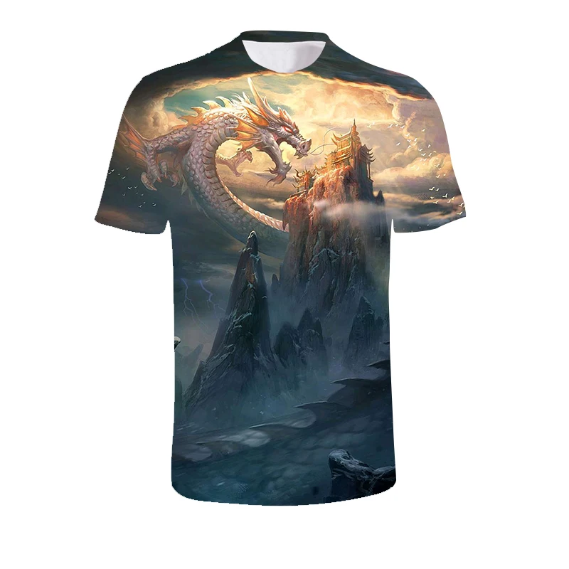 

Anime Men's T-shirts Men's Summer Fashion Boys Clothing Anime Harajuku Tops Casual O-Neck Short Sleeve 3D Shirts Streetwear