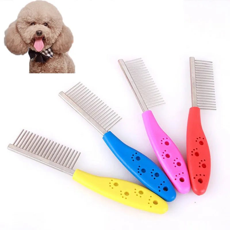 

Stainless Steel Pet Grooming Comb for Dog Cats Hair Removal Single Row Straight Comb Puppy Dogs Cats Hair Pet Grooming CareTools