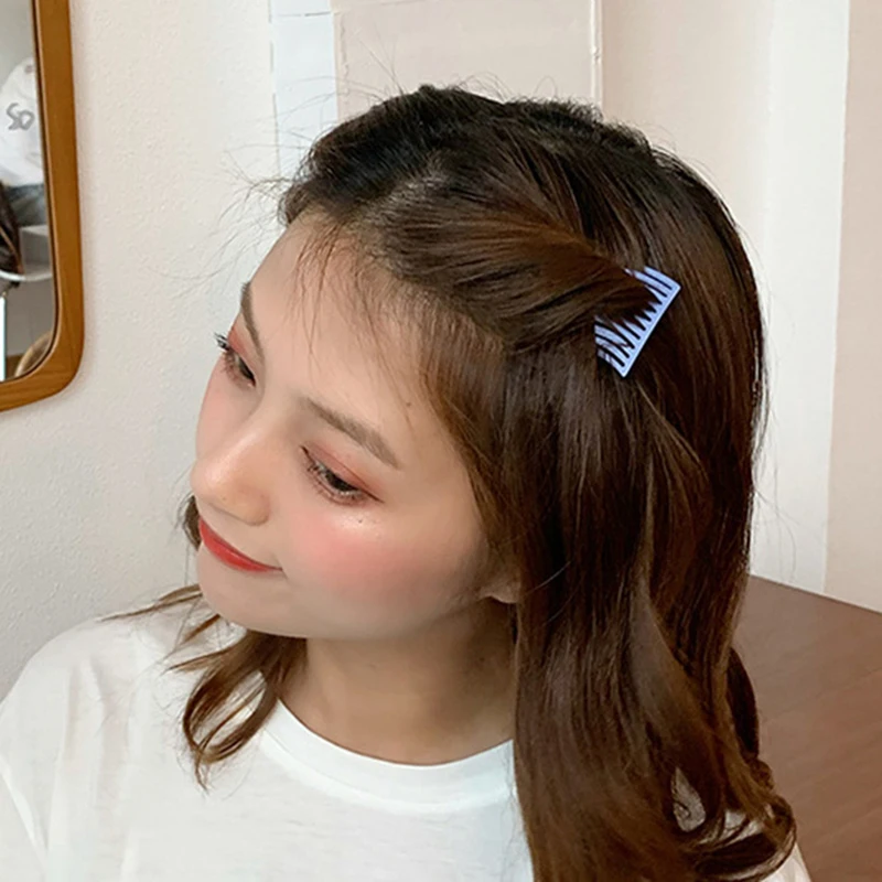 Металлическая заколка для волос в японском и корейском стиле девочек милая