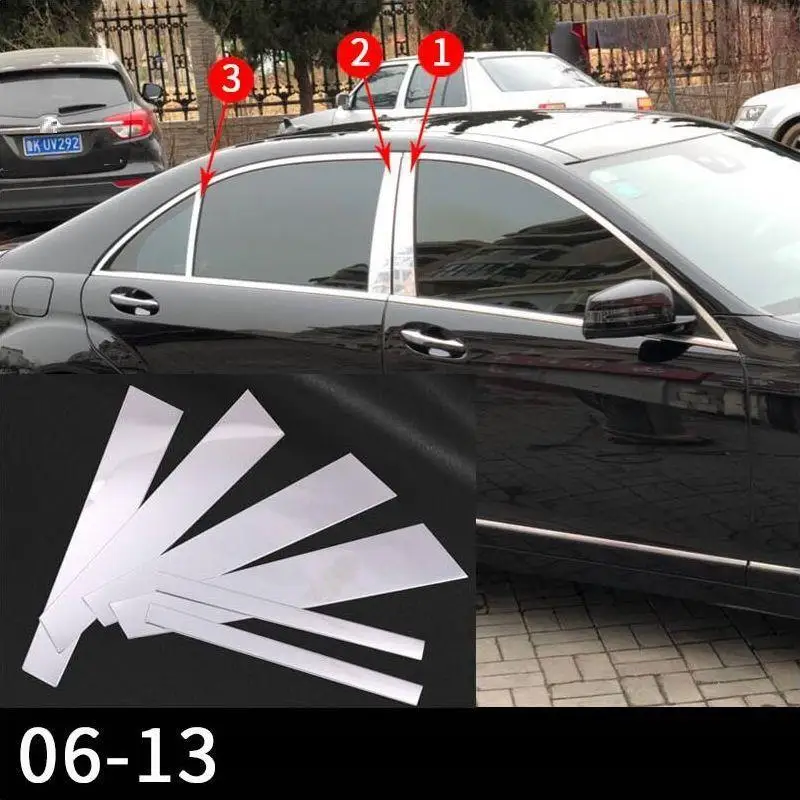 Оконный корпус автомобильный хромированный декоративный стикер для стайлинга