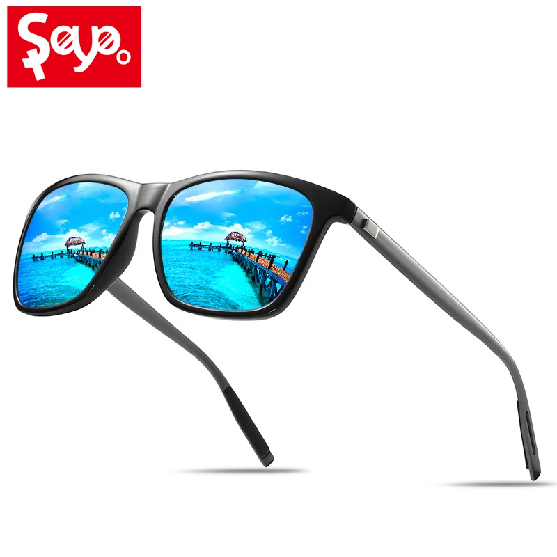 SAYLAYO Новые поляризованные солнцезащитные очки Женские Ретро Квадратные