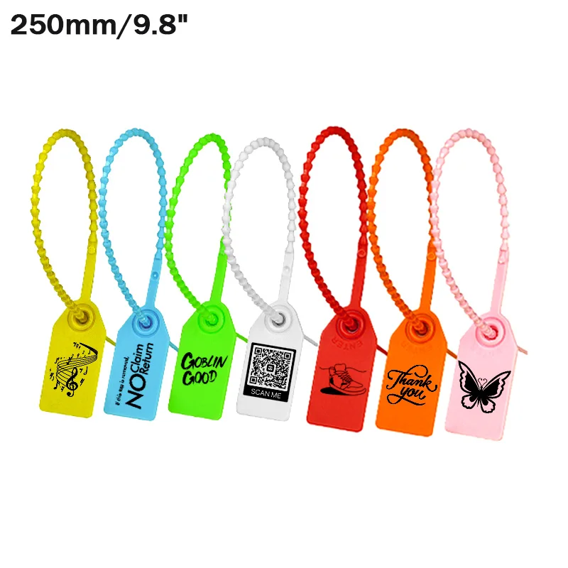 Одноразовые пластиковые защитные этикетки 250 мм/9 8 дюйма индивидуальные ярлыки