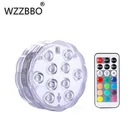 IP68 Водонепроницаемый Многоцветный погружной светодиодный светильник s подводный ночник чай светильник # WBA4