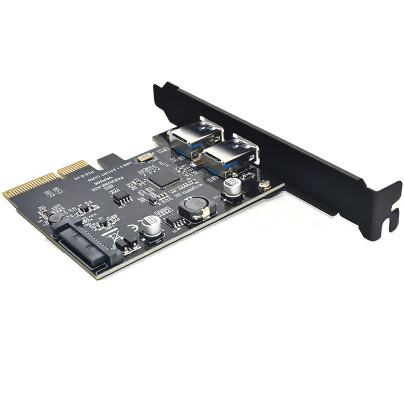 Добавьте на карты суперскоростные 10 Гбит/с USB 3 1 2 порта PCI E экспресс карта 15pin SATA