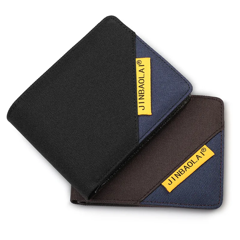 

Classic Style Wallet Genuine Leather Men Wallets Short Male Purse Card Holder Wallet Men Fashion High Quality Canvas Coin Wallet