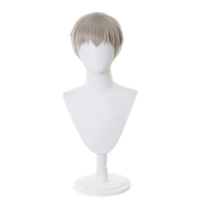 

Japanese Anime Jujutsu Kaisen Inumaki Toge Cosplay Wigs Men Short Curly Headwear Mix Party Hair Wig Cosplay Prop