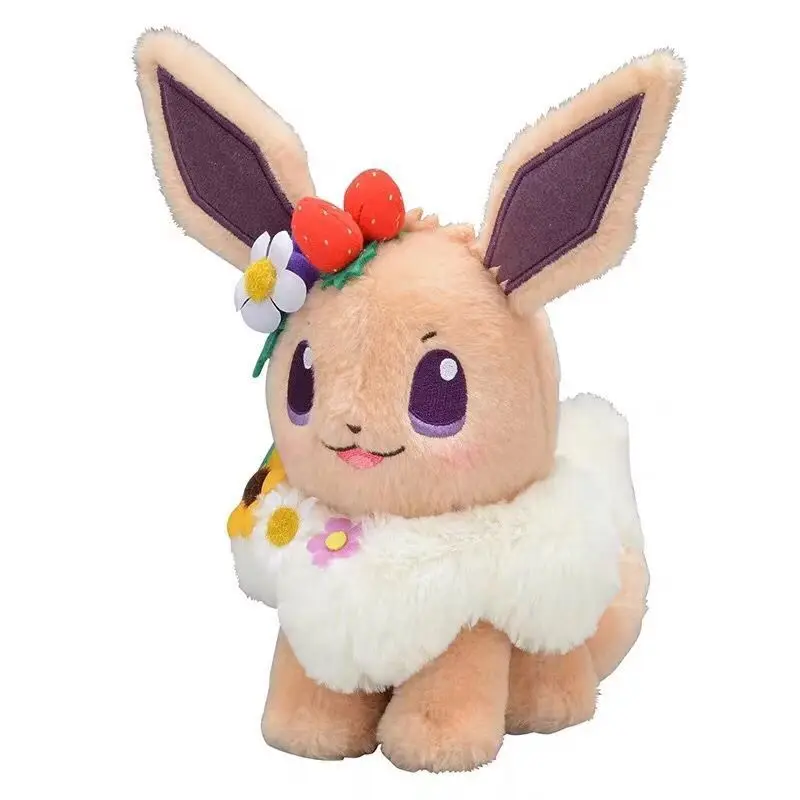 Подлинный японский Покемон 2 шт. Пикачу и Эви Пасхальная Eevee плюшевая кукла мягкая